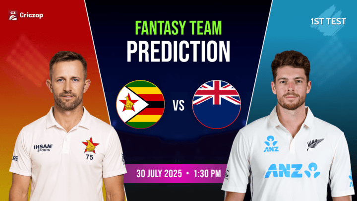 Zimbabwe vs New Zealand Dream11 Prediction
