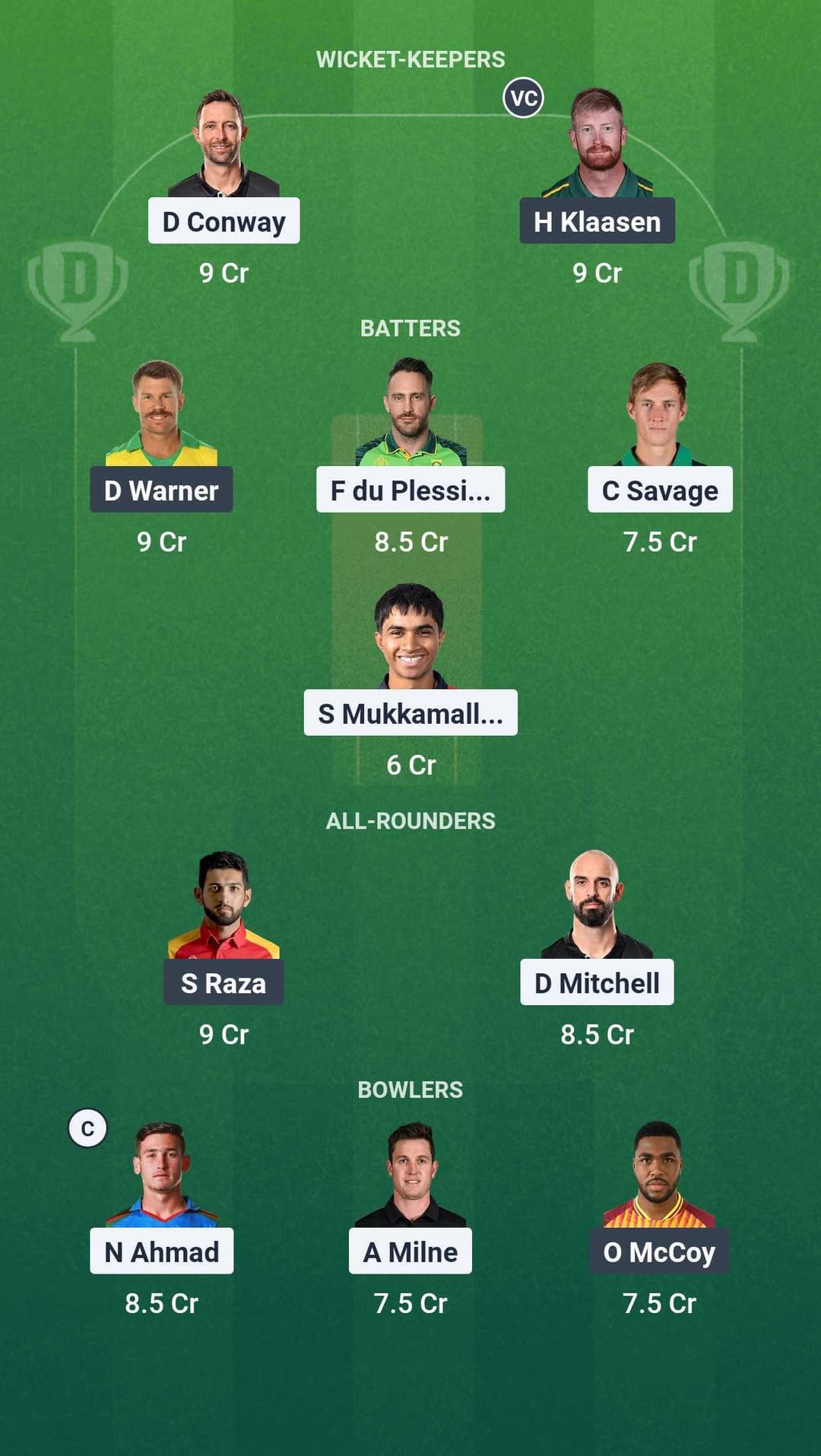 MLC 2025 Match 7 Dream 11 Team 
